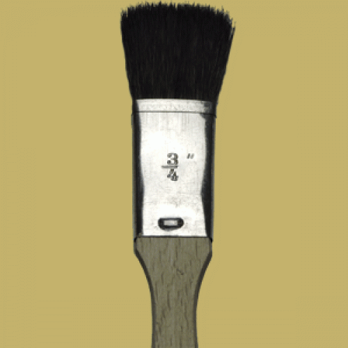 Flat hair Brushes 3/4" Squirrel hair mixture wide brush