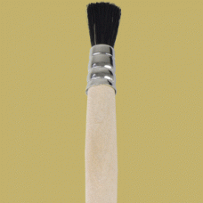 Bear hair mixture square Brush #2