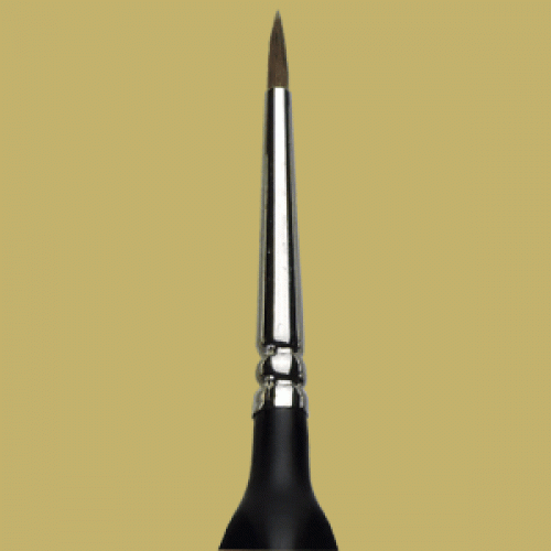 thumbnail image 2 of Red Sable Spotters Brush 3/0 – Renaissance Series, Handmade In Germany – 6-Pack Deal 2 of 4