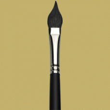 Pure Squirrel Flat-oval-pointed Watercolor wash brush #12