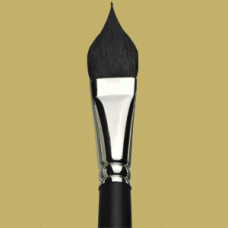 Pure Squirrel Flat-oval-pointed Watercolor wash brush #18