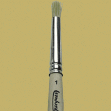 Extra Short Pure light Bristle Stencil Brush #1