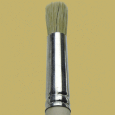 Extra Short Pure light Bristle Stencil Brush #6