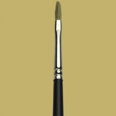 Finest light Ox-hair oval Filbert oil color brush #2