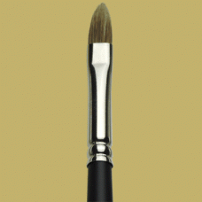 Finest light Ox-hair oval Filbert oil color brush #6