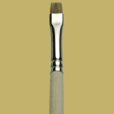 Finest light Ox-hair Brights oil color brush #6