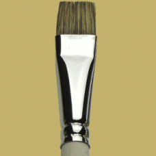 Finest light Ox-hair Brights oil color brush #14