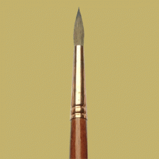 Pure Kolinsky Red Sable hair brush #6