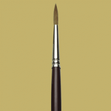 Pure Red Sable pointed rounds oil color brush #10