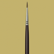 Pure Red Sable pointed rounds oil color brush #4