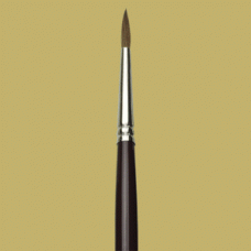 Pure Red Sable pointed rounds oil color brush #8