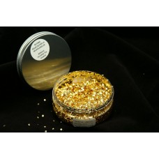 Edible 22.5 Karat Gold Squares with Shaker [2mm - 0.5g]