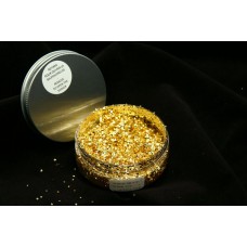 Edible 22.5 Karat Gold Squares with Shaker [1.5mm - 0.5g]