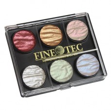 Finetec watercolor set, with 6 pearlescent colors