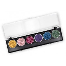Finetec watercolor set, with 6 pearlescent Rainbow colors