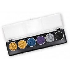Finetec watercolor set, with 6 pearlescent Pharao colors