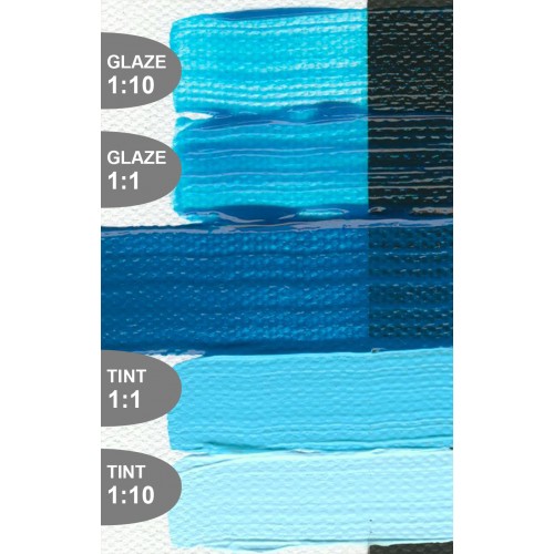 Golden Heavy Body Artist Acrylics Historical Manganese Blue Hue 59ml